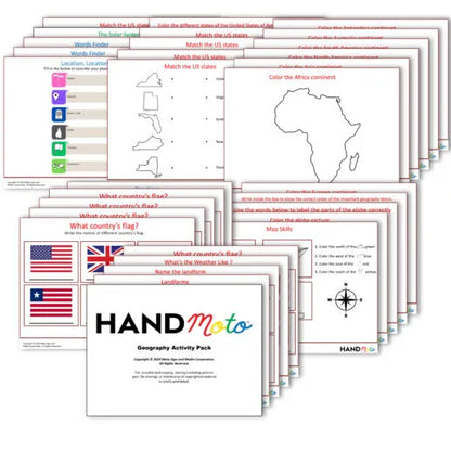 Geography Activity Sheet Pack
