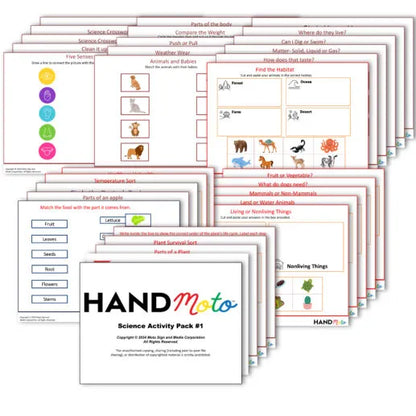 Science Activity Sheet Pack
