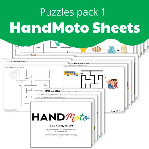 Puzzle Activity Sheet Pack Vol. 1