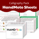 Calligraphy Activity Sheet Pack