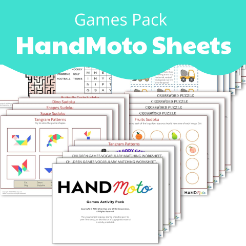 Games Activity Sheet Pack