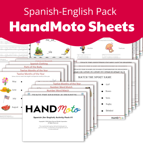 Spanish (for English) Activity Sheet Pack