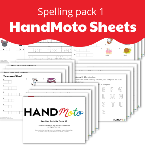 Spelling Activity Sheet Pack Vol. 1