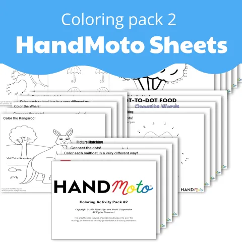 Coloring Activity Sheet Pack Vol. 2