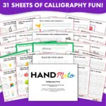 Calligraphy Activity Sheet Pack