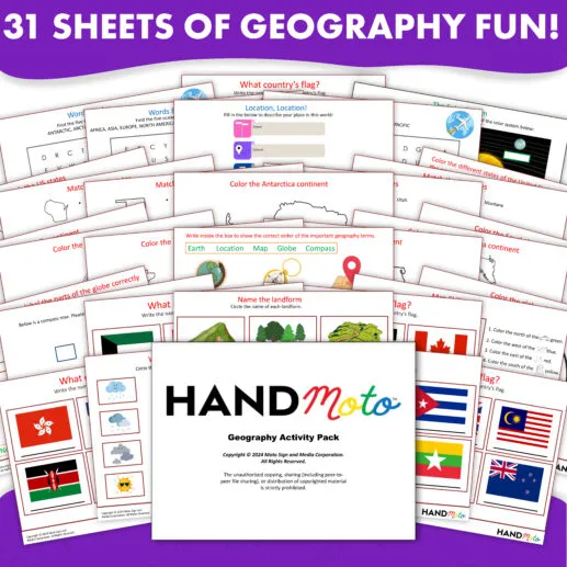 Geography Activity Sheet Pack