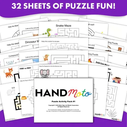 Puzzle Activity Sheet Pack Vol. 1