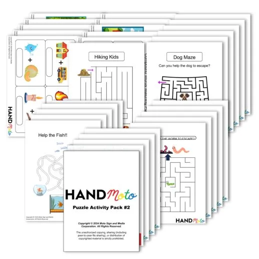 Puzzle Activity Sheet Pack Vol. 2