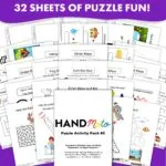 Puzzle Activity Sheet Pack Vol. 2