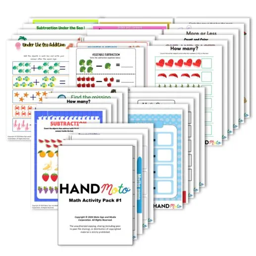 Math Activity Sheet Pack Vol. 1